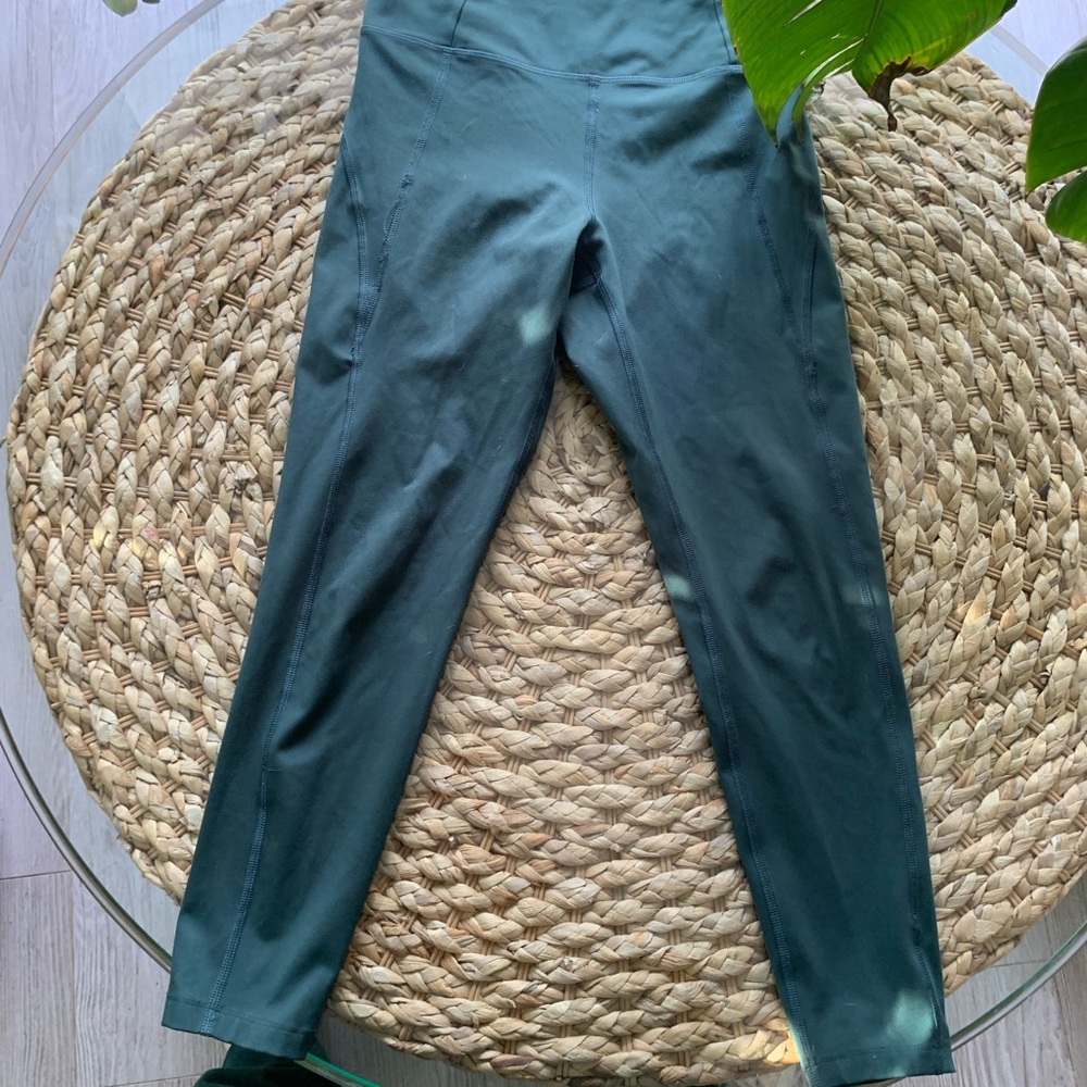 Girlfriend Collective moss Green Leggings
